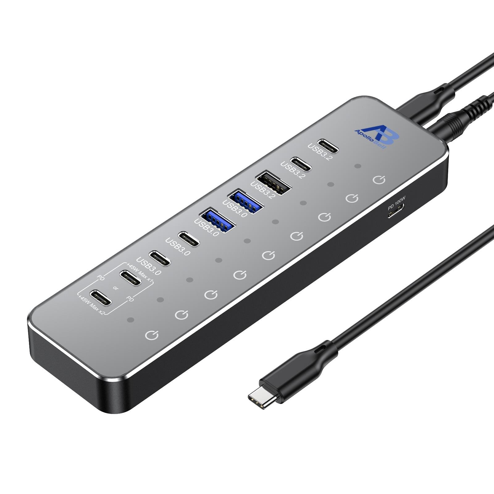 UHH03-017 ApolloBell 10 Port USB 3.0 HUB