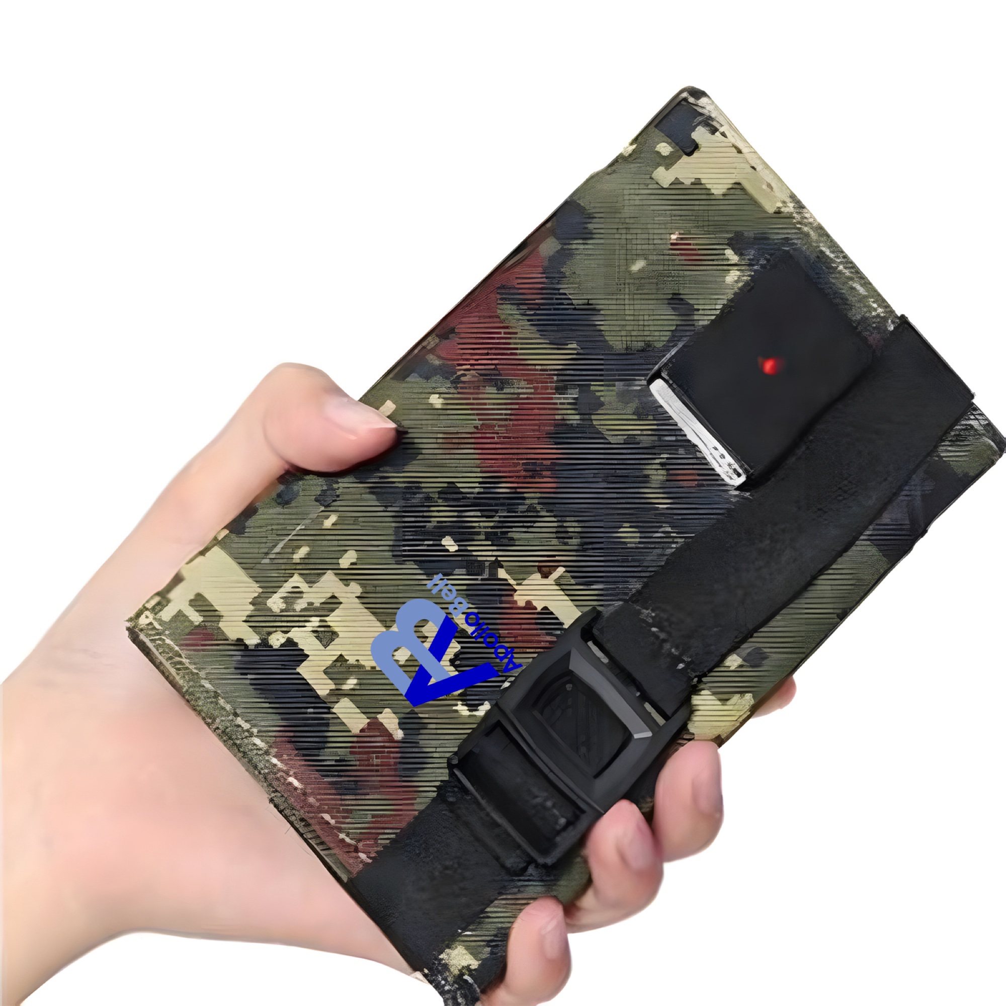 20W Taşınabilir Katlanabilir Güneş Paneli Telefon Şarj Cihazı, USB Çıkışlı, Kamuflaj - 8