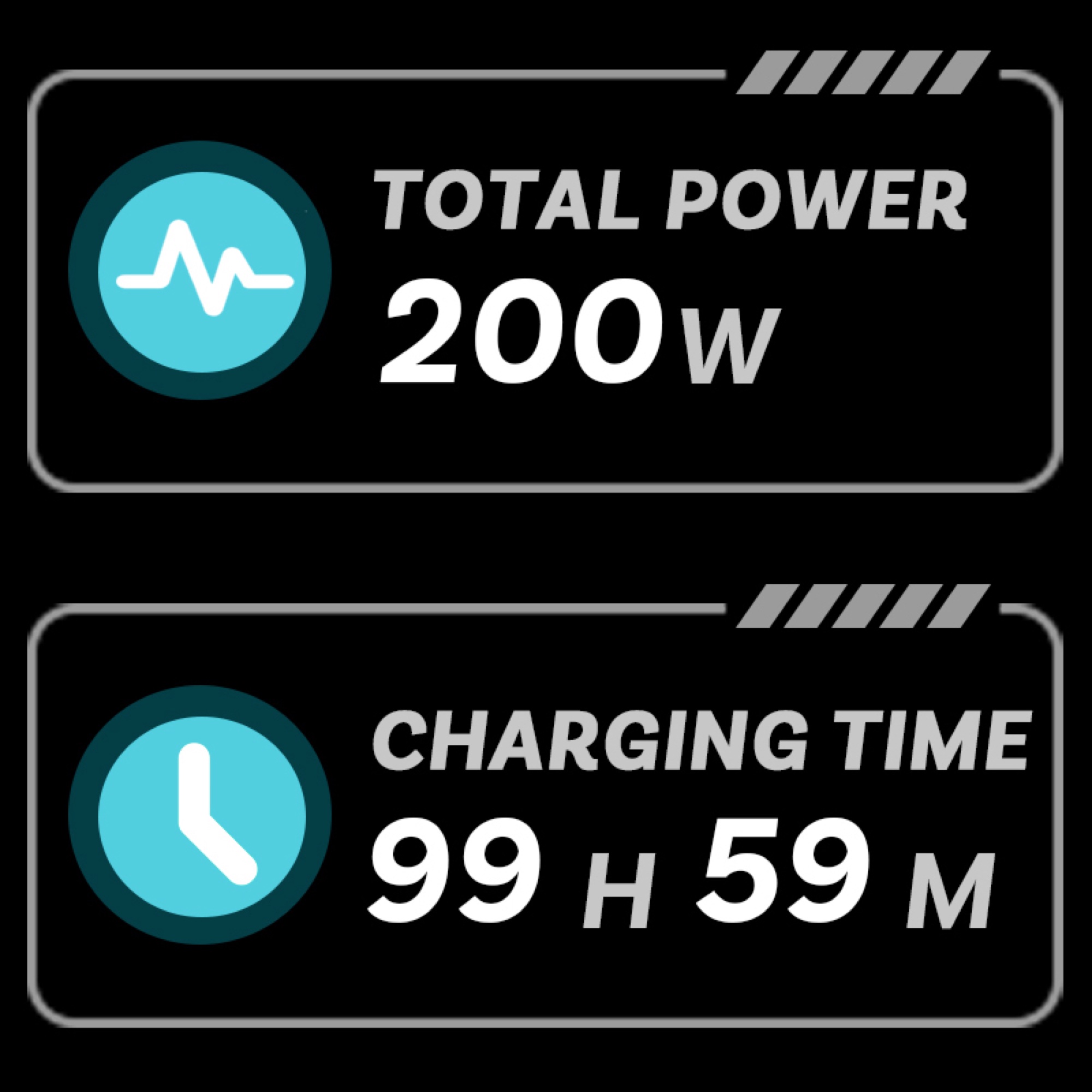 200W GaN Ultra Hızlı Şarj Cihazı, Yapay Zeka Dokunmatik Ekran, 3x USB-C + USB-A - 2