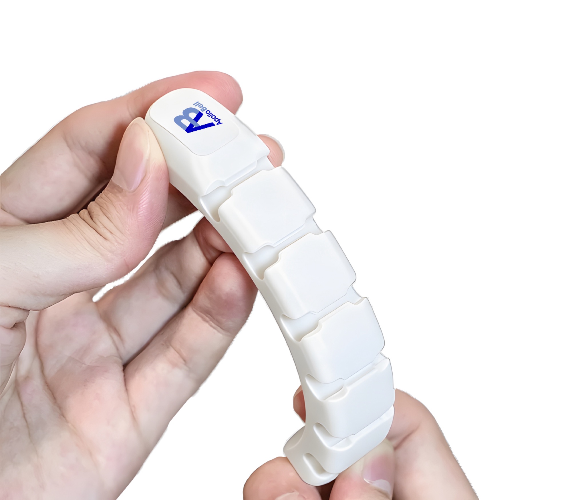 Silikon Kablo Düzenleyici Klips, 7 Slot Kendinden Yapışkanlı - Beyaz - 3