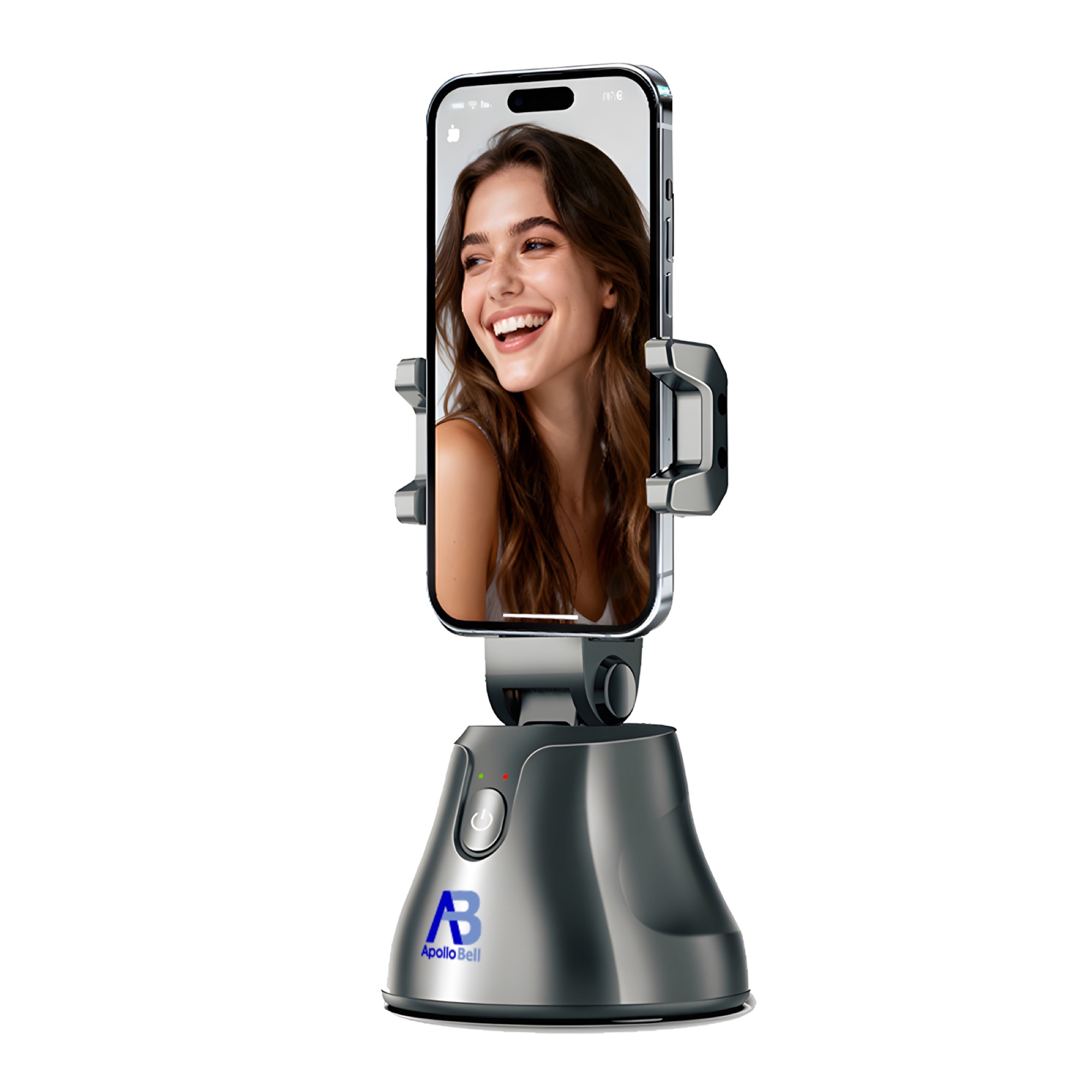 Otomatik Yüz Takipli Telefon Gimbal Standı, 360° Akıllı Çekim, Siyah