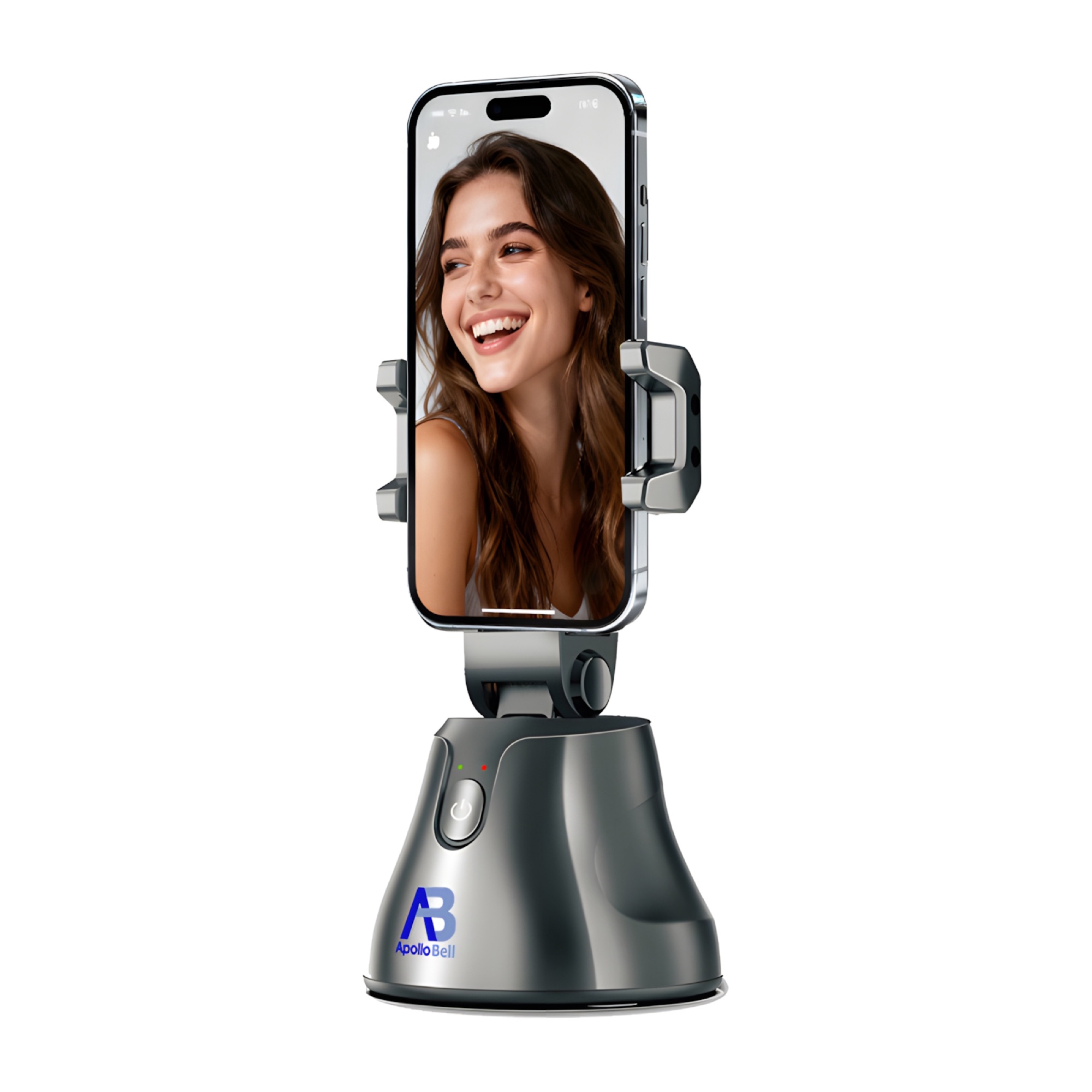 Otomatik Yüz Takipli Telefon Gimbal Standı, 360° Akıllı Çekim, Siyah - 8