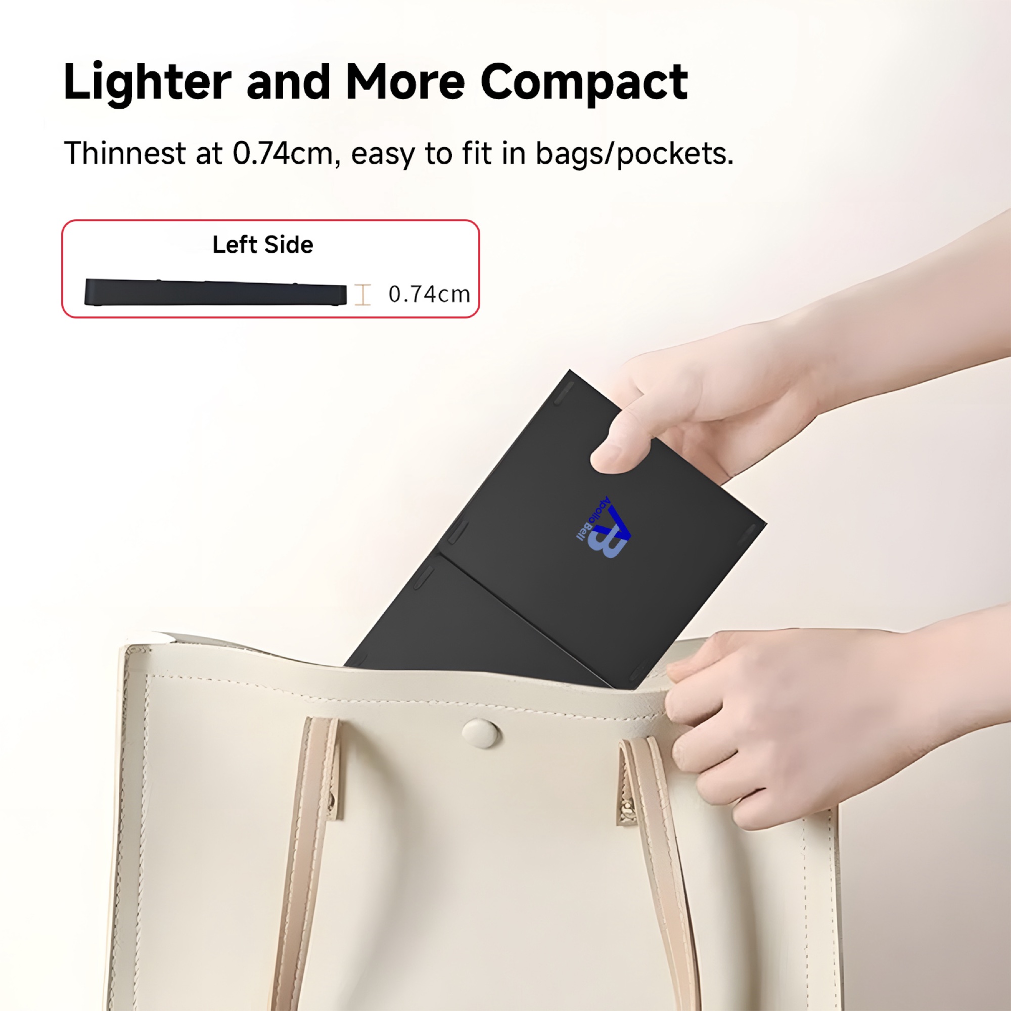 Katlanabilir Bluetooth 5.1 Klavye ve Fare Seti, Sayısal Tuş Takımlı, Siyah - 10