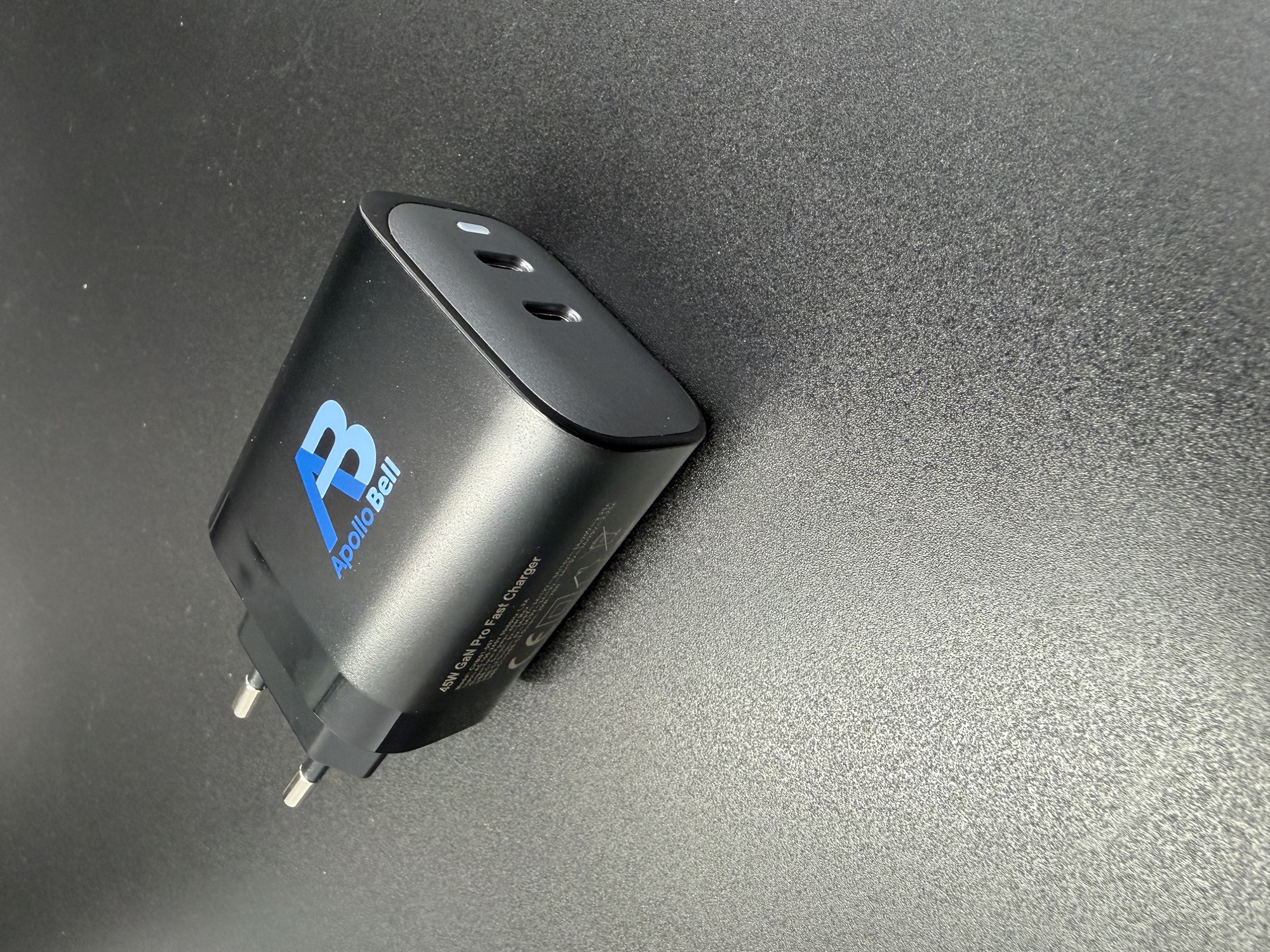 45W GaN Pro Hızlı Şarj Cihazı, Çift USB-C, Titanyum/Siyah - 6